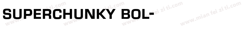 superchunky bol字体转换